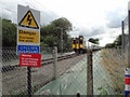 Train on the Romford to Upminster Line