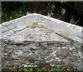 Manylion gwaith cerrig a haearn ar Bont y Gwyddel / Detail of stone and ironwork on Pont y Gwyddel