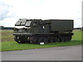 TM0793 : Military Vehicle at Old Buckenham Airfield by Geographer