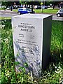 Memorial marker stone for Kingstown Airfield