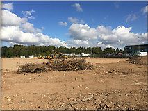 SP3165 : Work begins on the remainder of the Ford's Foundry site, Old Warwick Road, Leamington by Robin Stott