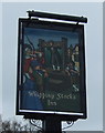 SJ7674 : Sign for the Whipping Stocks Inn by JThomas