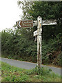 Signpost on Church Road