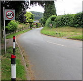 SO5921 : Unclassified road into Coughton by Jaggery