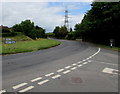 Bend in the B4234 Walford Road south of Ross-on-Wye