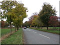 Heading north west on Chelford Road (A537)