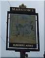 Sign for the Builders Arms, Knutsford