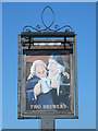 Sign for The Two Brewers, Canterbury Road