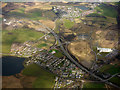 The M73 at Gartcosh from the air