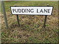 Pudding Lane sign