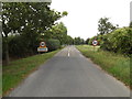 Entering Messing on Harborough Hall Road