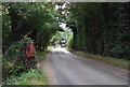 Top Road near East Hawes Farm