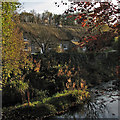 SK2572 : Baslow: a view from the bridge at Nether End by John Sutton