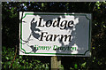 Lodge Farm sign