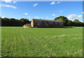 Building in a field