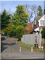 Looking into Vicarage Lane