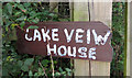 Lake Veiw House sign