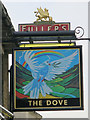 TQ2278 : The Dove sign by Oast House Archive