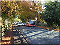 Bus stop on Hale Road (A538)