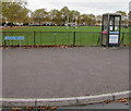 BT phonebox on a suburban corner of Gloucester