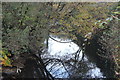 River Sirhowy, upstream from  Ynysddu Bridge