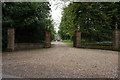 Entrance drive to Buckshaw House