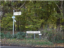 TL2015 : Signpost & Codicote Road sign on Codicote Road by Geographer