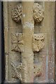 SP5203 : Carvings in a Norman arch #6 by Philip Halling