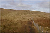 NS9199 : Path between The Law and Ben Cleuch by Richard Webb