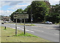 Direction sign, Castleton