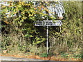 TL1614 : Signpost on the B653 Lower Luton Road by Geographer