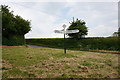 Road Sign at Trips, Goathill Road