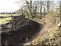 TM3667 : Newly Dug Ditch off Rendham Road by Geographer
