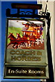 Coach & Horses name sign, Chepstow