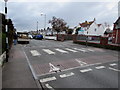 Zebra crossing on a hump, New Road, Newton, Porthcawl