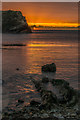 SY8279 : Sunrise at Lulworth Cove by Ian Capper