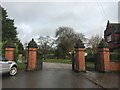 SJ8944 : Gates to Fenton Cemetery by Jonathan Hutchins
