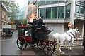 View of a Worshipful Company of Carmen horses and carriage in the Lord Mayor