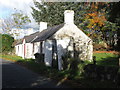 Traditional Ulster gate pillars at homestead on the Grinan Lough Road