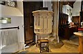 Radley, St. James the Great Church: The stone pulpit