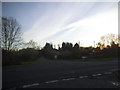 Bagshot Road at the junction of Halebourne Lane