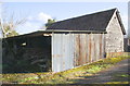 Barn and log shed at Edneys Hill Farm