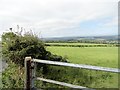 Looking over the fields from the lane below Hedley on the Hill