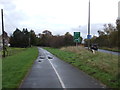 Cycle path beside Newcastle Road