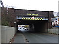 Low railway bridge over Gresty Road (B5071)