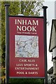 The sign of the Inham Nook