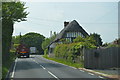 Thatched cottage by the A268