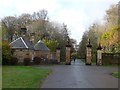 Elegant lodge house and gate