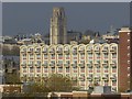 Apartment block and Wills Tower