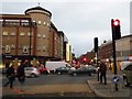 Road junction in the centre of Wimbledon